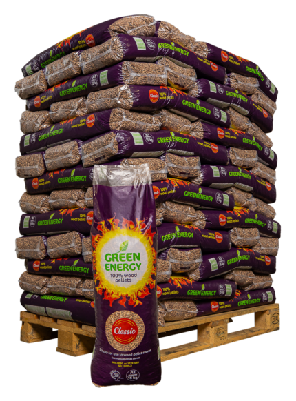 Pellet Green Energy - Palette de 65 sacs de 15kg