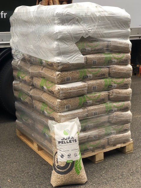 Pellets Jura - Palette de 66 sacs de 15 kg Pellets Jura - Palette de 66 sacs de 15 kg