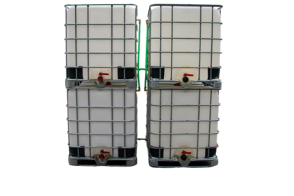 Cuve IBC empilée 1000 litres x 4