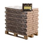 Briquettes rondes de hêtre